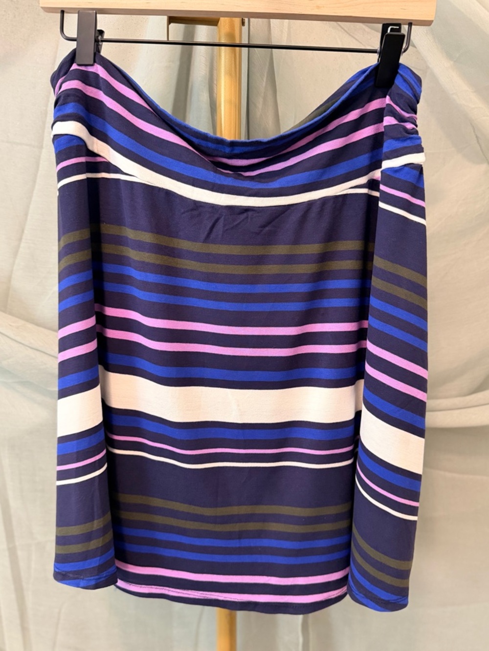 Women's Multi-Color Striped Mini Skirt
